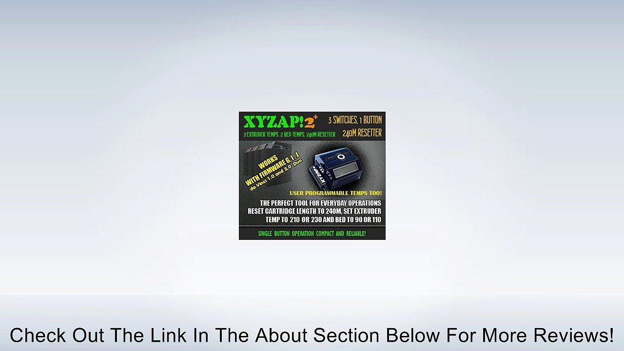 XYZ Da Vinci Cartridge Resetter XYZAP! V2 PLUS Review