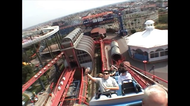 Pepsi Max Big One Roller Coaster Back Seat POV Blackpool Pleasure Beach UK England