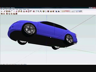 Google SketchUp: Simple Vehicle Interior Pt 1