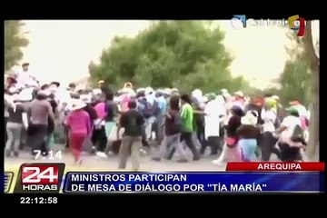 Arequipa: ministros participan de Mesa de Diálogo por Tía María
