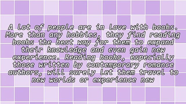 How To Find Works Of Contemporary Romance Authors