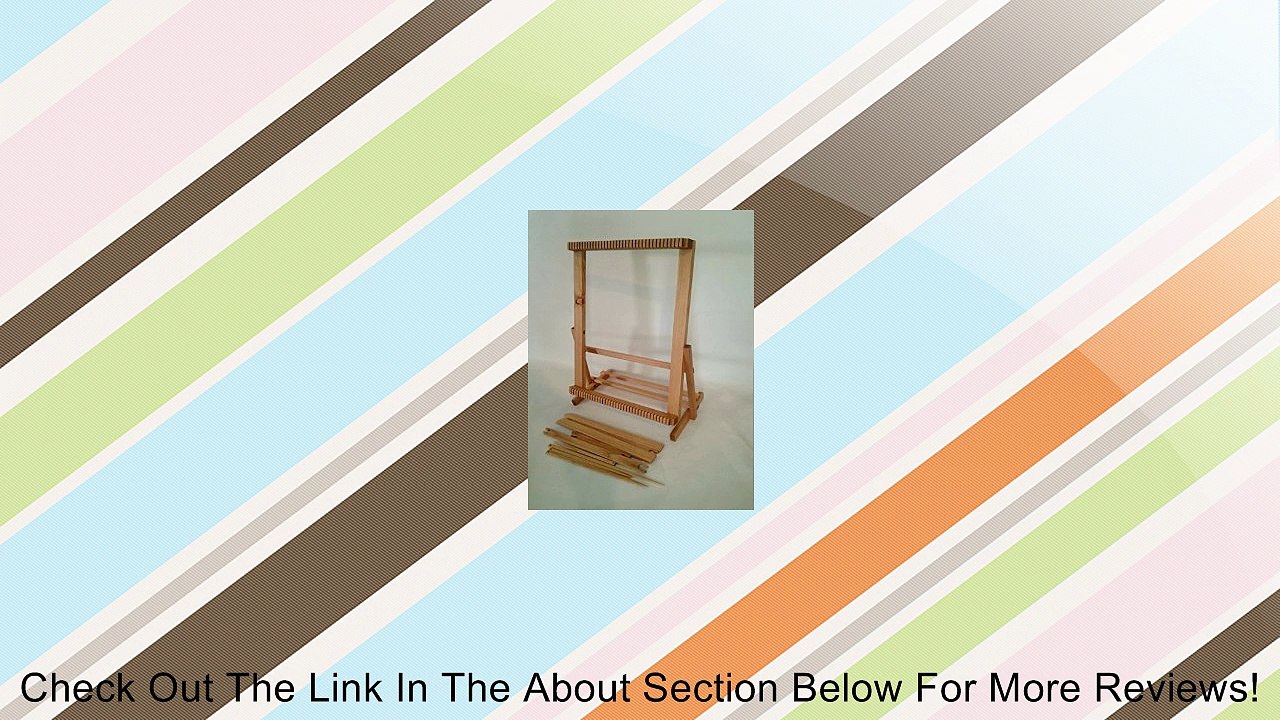 Weaving Loom with Stand 16x24" Free 10 Piece Weaving Tool Kit Review