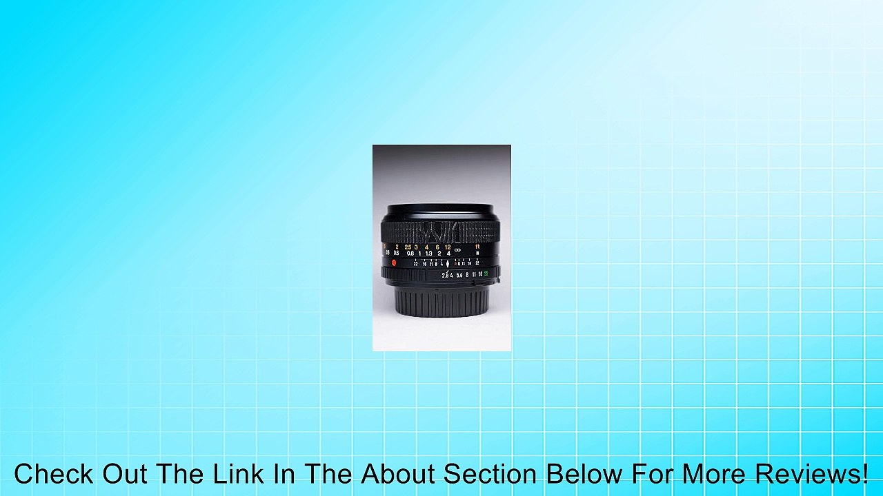 Minolta MD Celtic 28mm f2.8 Lens Review