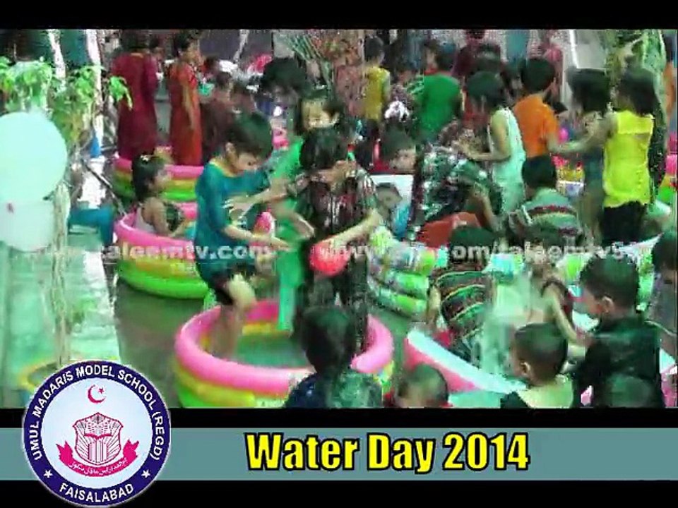 Water Day Umul Madaris School - Fun in Summer - I love Summer Song
