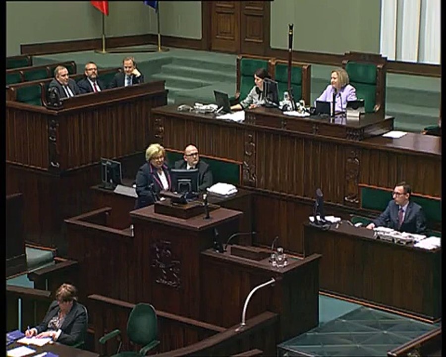 Poseł Maria Nowak - Wystąpienie z dnia 23 kwietnia 2015 roku.