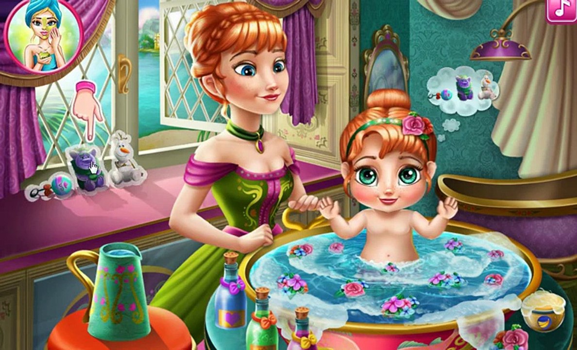 ▐ ╠╣Đ▐► Frozen Anna baby wash game - Help Anna take care of the cute baby
