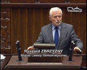Poseł Ryszard Zbrzyzny - Wystąpienie z dnia 23 kwietnia 2015 roku.