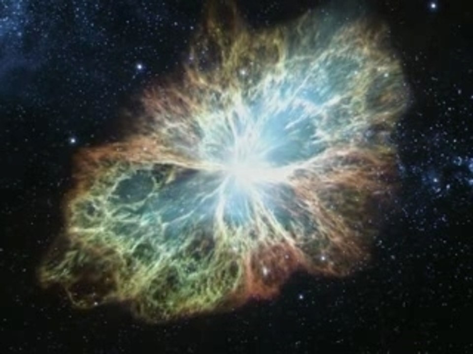 Explosion de la nébuleuse du Crabe