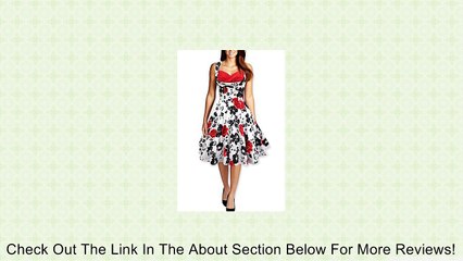 Black Butterfly Vintage Style 1950's Rockabilly Wedding Prom Pinup Dress Review
