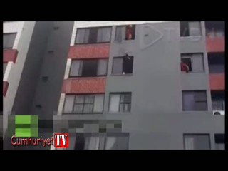 İtfaiye görevlisi intihar teşebbüsünü tekmeyle önledi