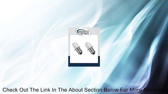 Milwaukee 18v Volt Flashlight Replacement Xenon Bulb V18 Worklight (2 pack) by GFP Review