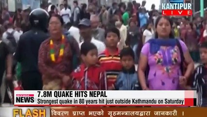 Nepal hit by worst earthquate in 80 years