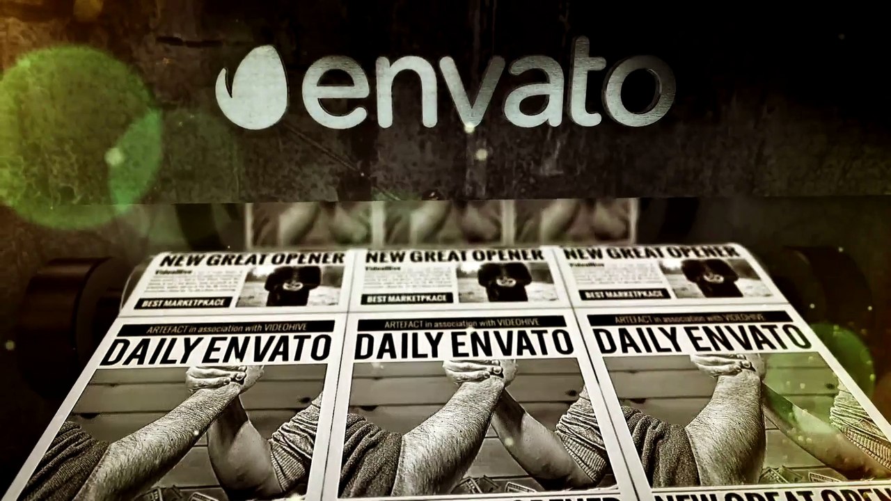 After Effects Project Files - Newspapers Opener - VideoHive 10148404
