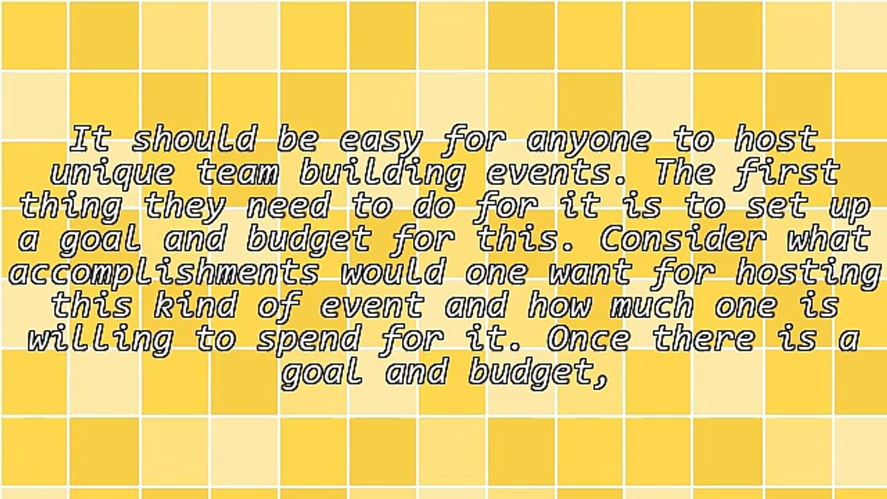 Tips In Hosting Unique Team Building Events