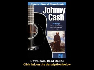 Download Johnny Cash Guitar Chord Songbook By Johnny Cash PDF