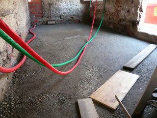 Création d'un vide sanitaire  coffrages Iglu