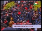 Late President Atta Mills' Funeral starts off