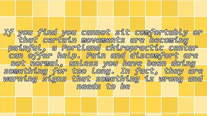 Portland Chiropractic Doctor Offers Postural Correction Therapy