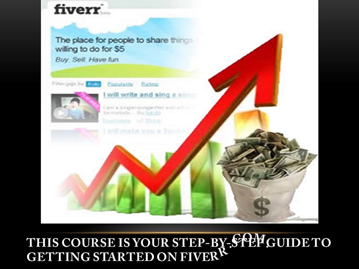 ⁣how to earn money with fiverr