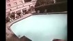 Nepal earth quick swimming pool CCTV EXCLUSIVE Footage -