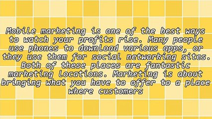 Ways To Boost Response With Mobile Marketing