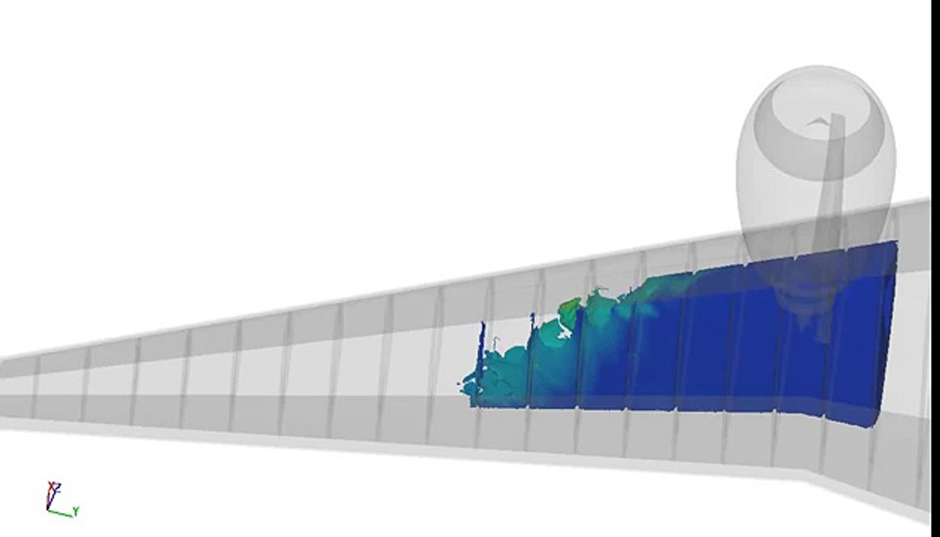 Aircraft fuel sloshing simulation