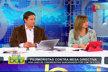 Héctor Becerril: “No debaten informes de Ética por votos para investidura de Cateriano” (1/3)