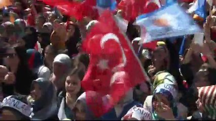 AK Parti mitinginde duygu dolu anlar