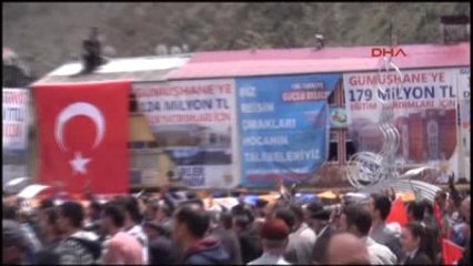 Gümüşhane -Detay- Başbakan Davutoğlu, Gümüşhane'de Konuştu