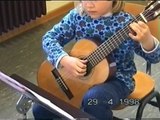 7 years old  Isabella Selder plays Flamenco