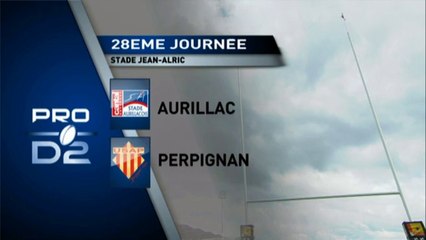 PRO D2 - Aurillac-Perpignan : 52 - 14 - J28 - Saison 2014-2015