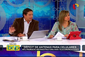Déficit de antenas para celulares: MTC promueve infraestructura para telecomunicaciones
