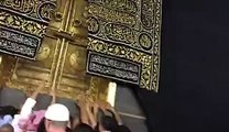 Abram Khan adorable son of Veena Malik Khan & Asad Bashir touching Holy Kabbah D