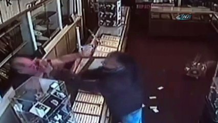 Yavuz hırsız bu defa kuyumcuyu bastırdı