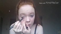 Scene/emo makeup and hair
