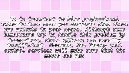 Ways To Protect Your Home From Rodents With The Help Of A New Jersey Pest Control Company