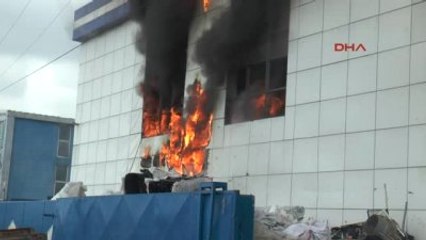 Çerkezköy Organize Sanayide Fabrika Yangını