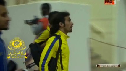 لقطات وصول  الفريق النصر الى الملعب  : النصر و الفيصلي