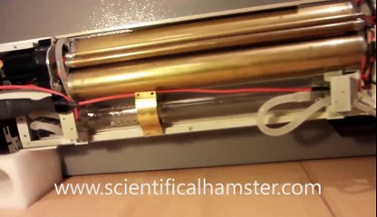 CO2 LaserRifle Prototype Mk I BURNING GLASS, MELTING ICE (Directors Cut)