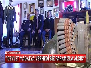 Gazilerin madalya isyanı 'Devlet madalya vermedi biz paramızla aldık'
