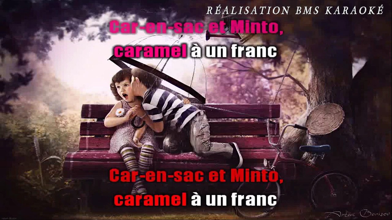 Karaoké (spécial duo)  Mistral Gagnant Maxime Le Forestier & Vanessa Paradis avec voix masculine