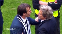 Jorge Jesus vs Julen Lopetegui at end of Porto vs Benfica 2015