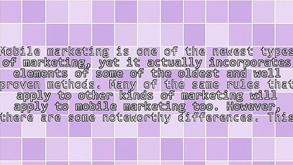 What You Should Know About Mobile Marketing