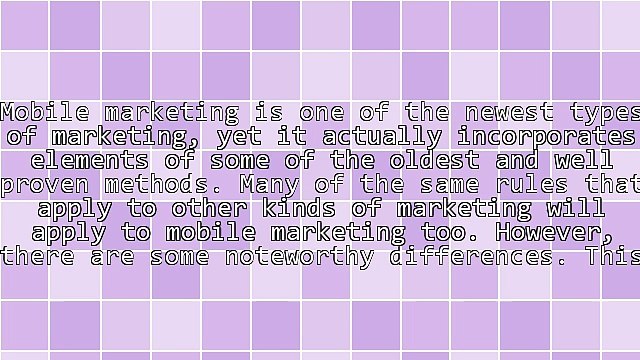 What You Should Know About Mobile Marketing