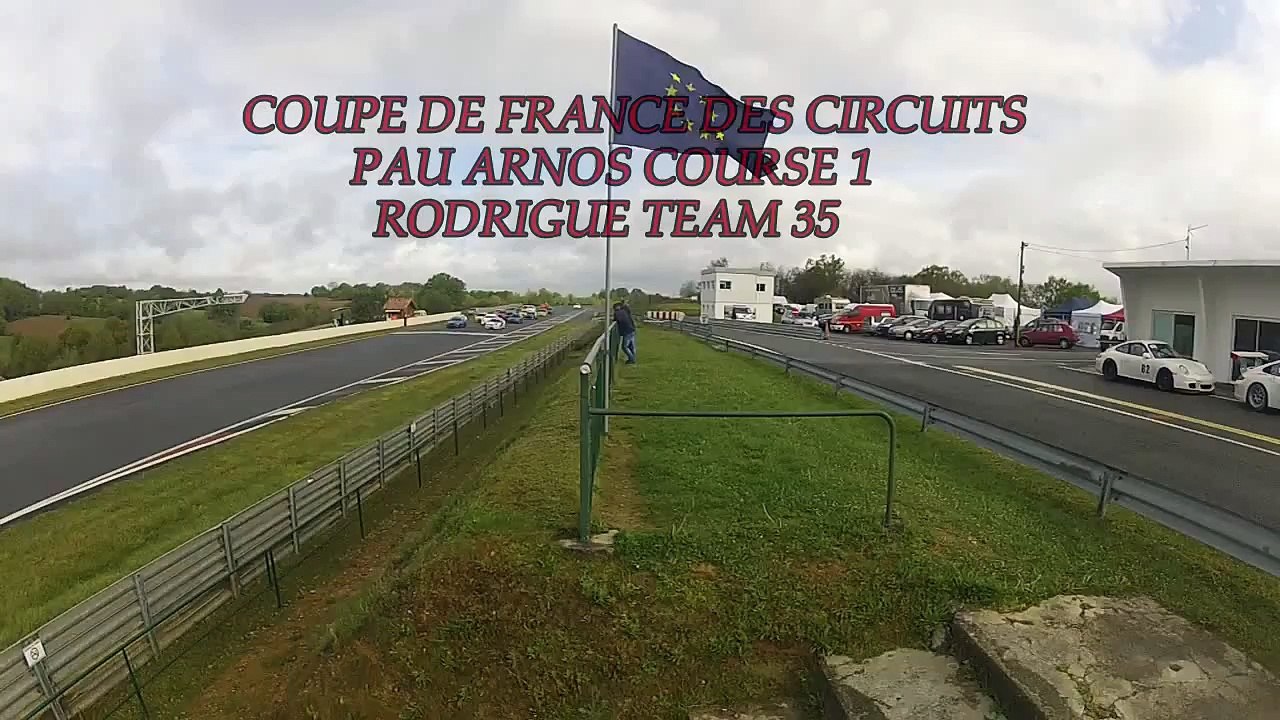 COUPE DE FRANCE DES CIRCUITS 2015 PAU ARNOS COURSE 1 MEGANE 3 RS RODRIGUE TEAM 35