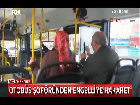 Ankara'da belediye otobüsünün şoförü görme engelli çifte böyle hakaret etti