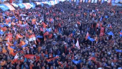 Davutoğlu: "Hdp'lilere Buradan Sesleniyorum, Demokrasi Mücadelesi Verecekseniz İşte Hodri Meydan"