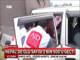 Nepal'de son 80 yılın en büyük depreminde ölü sayısı 2500'ü geçti