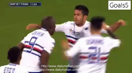 Raul Albiol OWN Goal Napoli 0 - 1 Sampdoria Serie A 26-4-2015