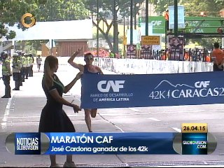 José David Cardona es el ganador del maratón CAF